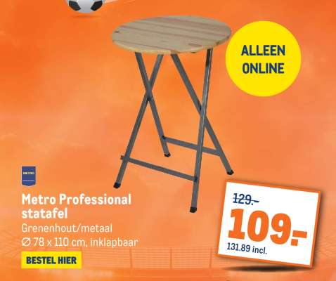 Metro Professional statafel