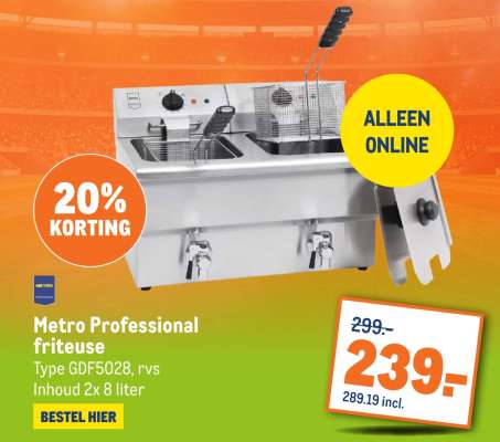 Metro Professional friteuse