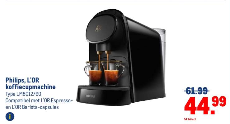 Philips L'OR koffiecupmachine