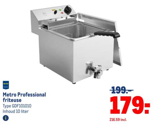 Metro Professional friteuse