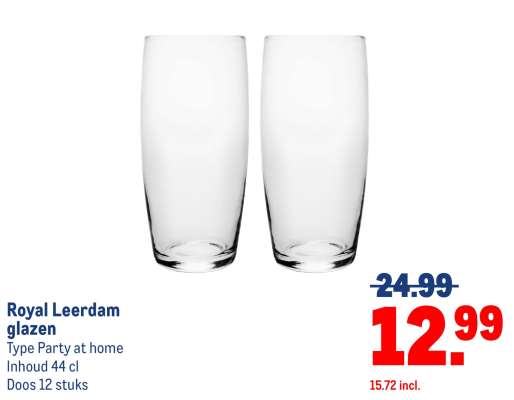 Royal Leerdam glazen