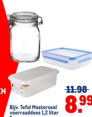 Tefal Masterseal voorraaddoos 1,2 liter