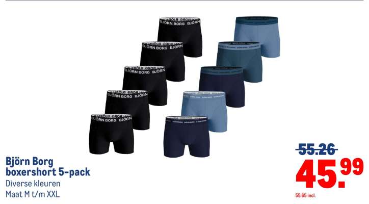 Björn Borg boxershort 5-pack