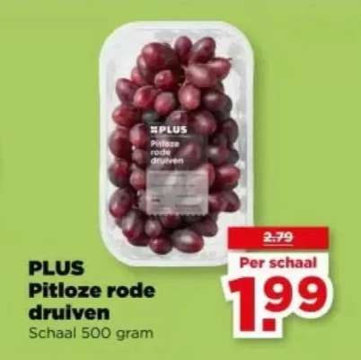 PLUS Pitloze rode druiven