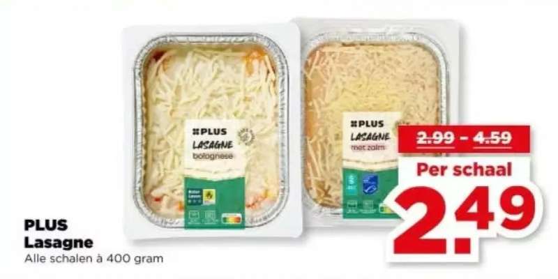 PLUS Lasagne