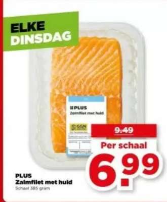 PLUS Zalmfilet met huid