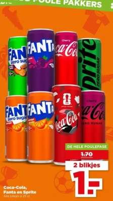 Coca-Cola, Fanta en Sprite