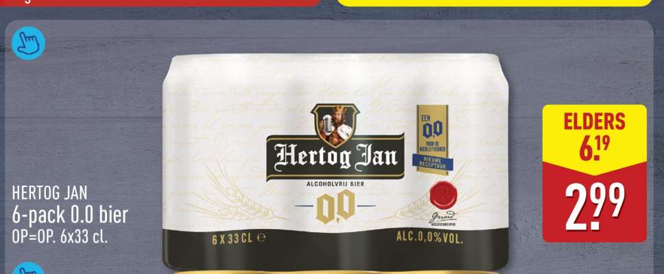 Hertog Jan 6-pack 0.0 bier