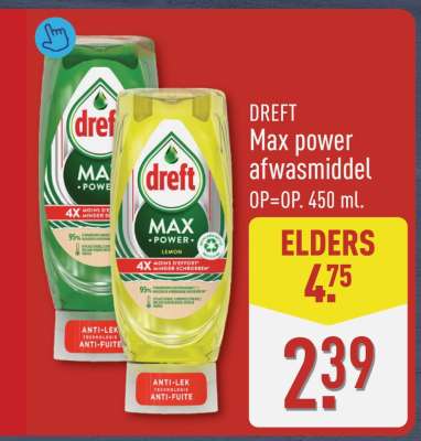Dreft Max power afwasmiddel