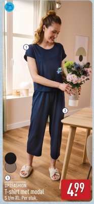 UP2FASHION T-shirt met modal
