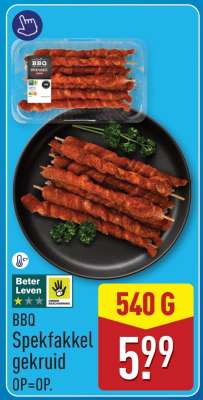 BBQ Spekfakkel gekruid