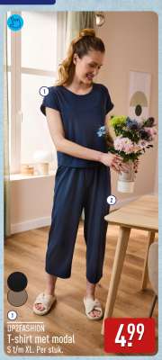 UP2FASHION T-shirt met modal