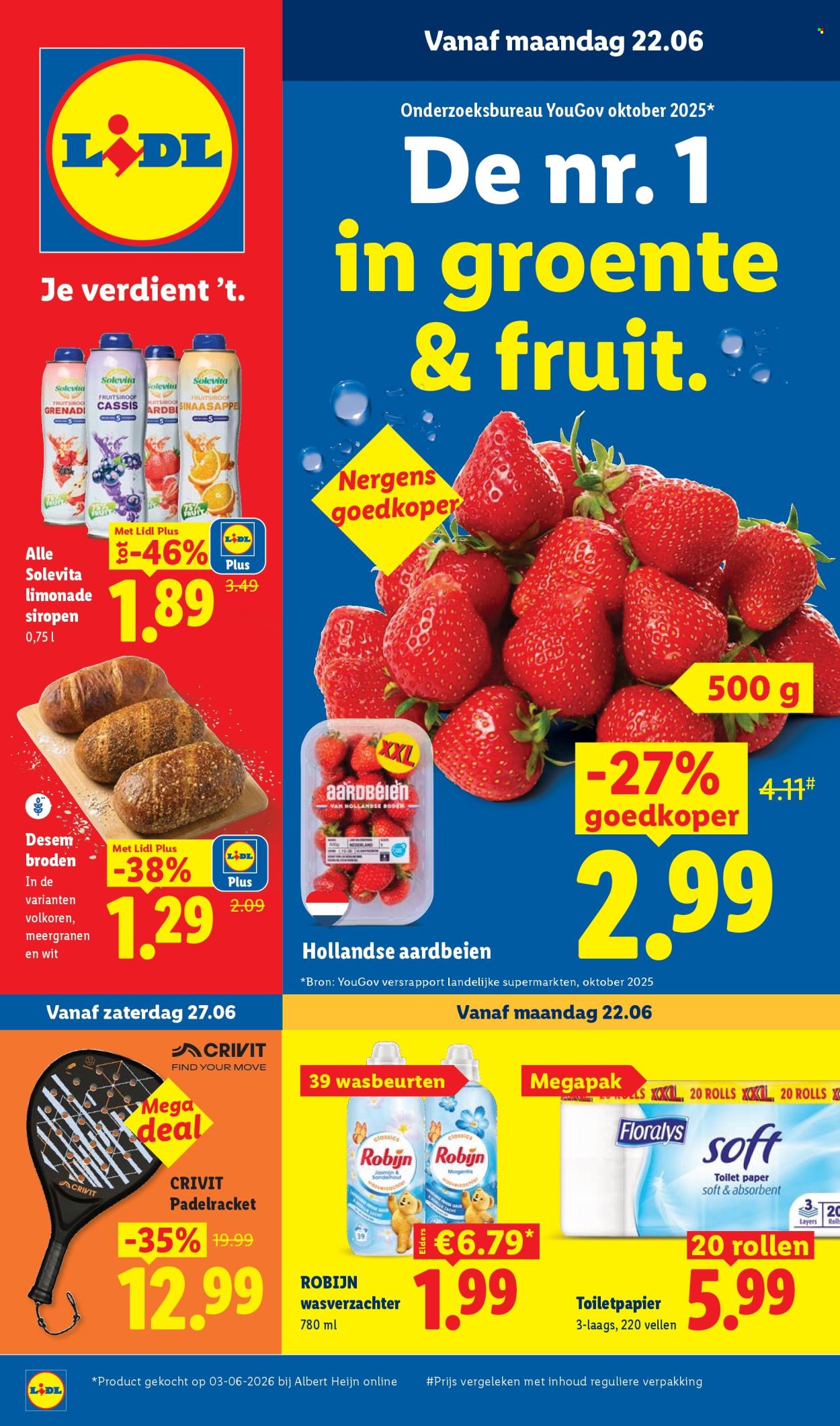 Lidl-aanbieding - 22-6-2026 - 28-6-2026. Pagina 1