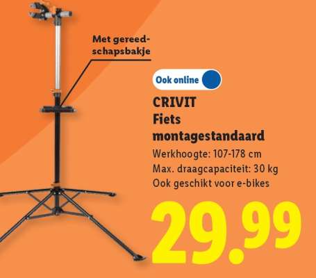 CRIVIT Fiets montagemontagestandaard