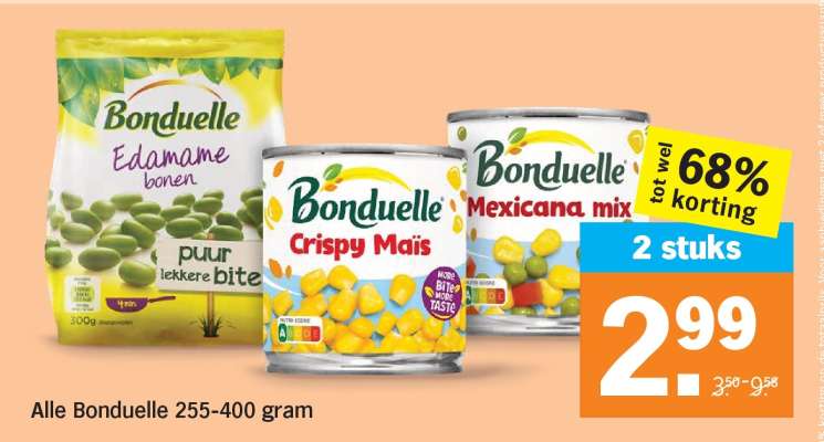 Alle Bonduelle 255-400 gram