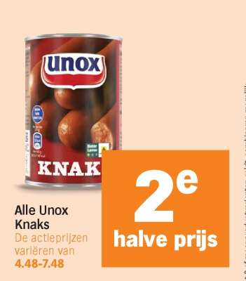 Alle Unox Knaks