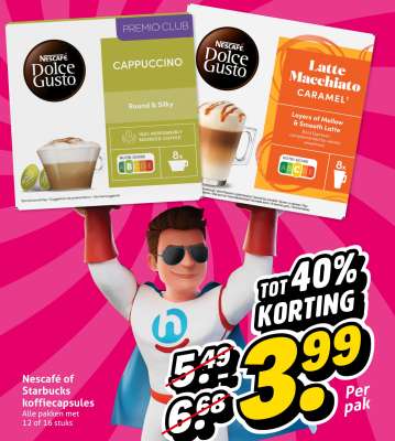 Nescafé of Starbucks koffiecapsules