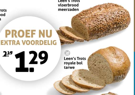 Leen's Trots vloerbrood meerzaden