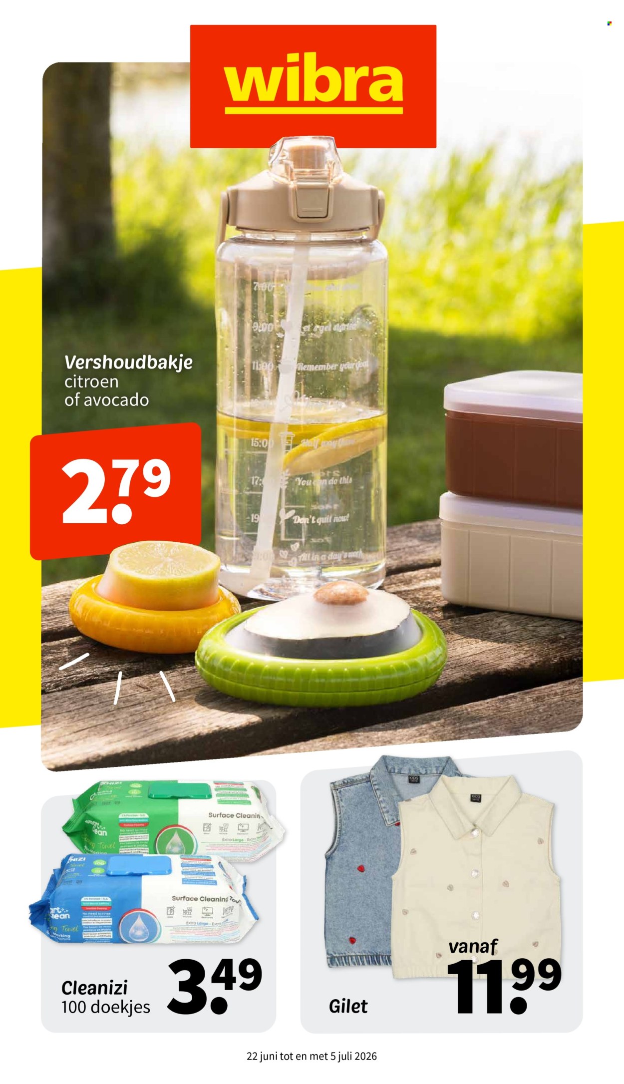 Wibra-aanbieding - 22-6-2026 - 5-7-2026. Pagina 1