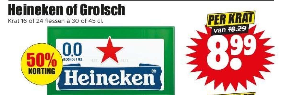 Heineken of Grolsch