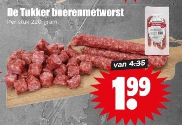 De Tukker boerenmetworst