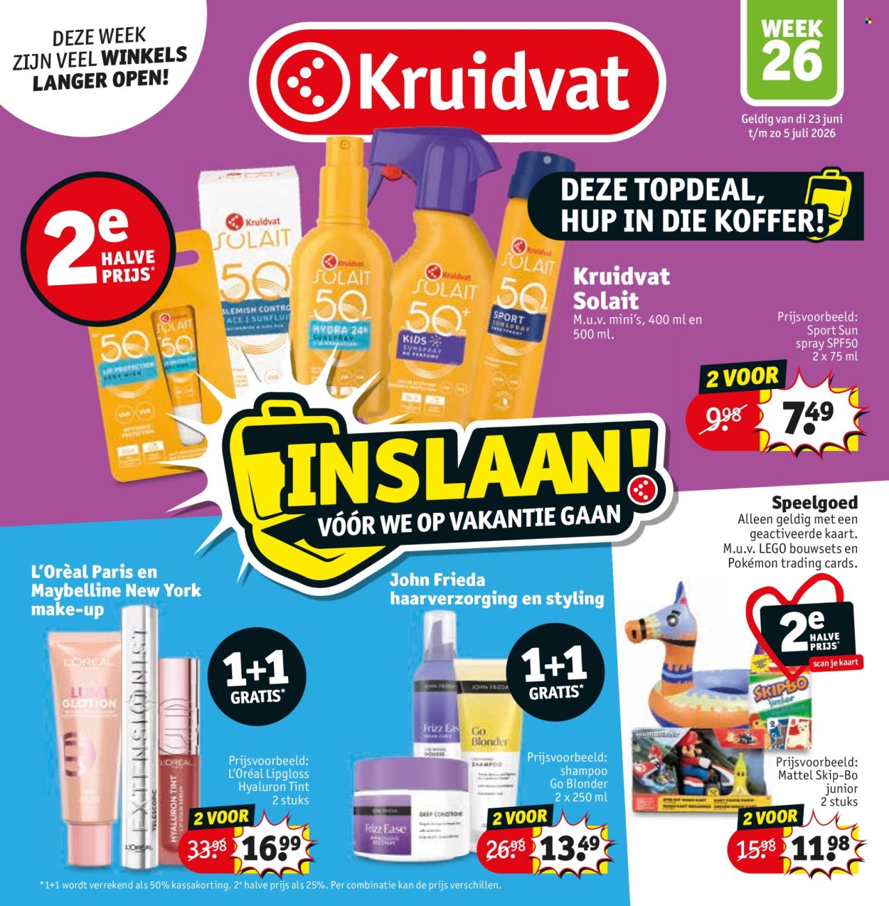 Kruidvat-aanbieding - 23-6-2026 - 5-7-2026. Pagina 1