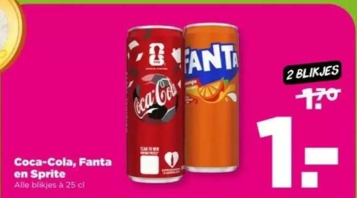 Coca-Cola, Fanta en Sprite