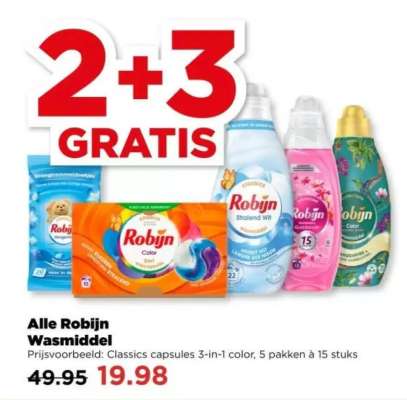 Alle Robijn Wasmiddel