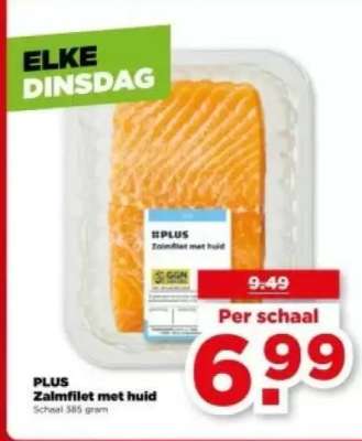PLUS Zalmfilet met huid