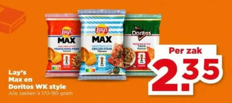 Lay's Max en Doritos WK style