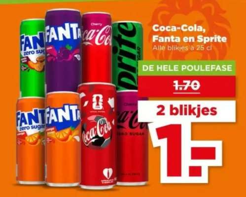 Coca-Cola, Fanta en Sprite