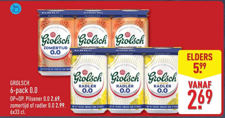 Grolsch 6-pack 0.0