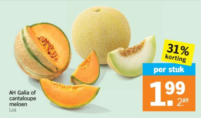 AH Galia of cantaloupe meloen