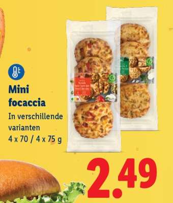 Mini focaccia