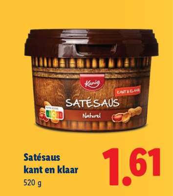 Satésaus kant en klaar