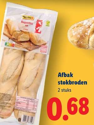 Afbak stokbroden