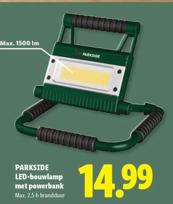 PARKSIDE LED-bouwlamp met powerbank