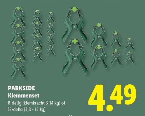 PARKSIDE Klemmen set