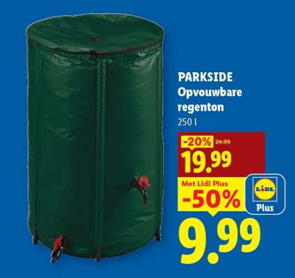 PARKSIDE Opvouwbare regenton