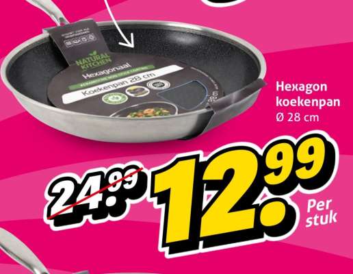 Hexagon koekenpan