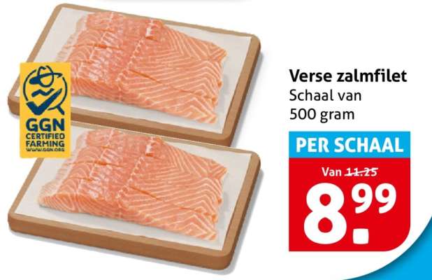 Verse zalmfilet