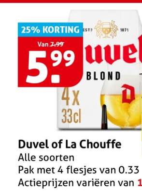 Duvel of La Chouffe