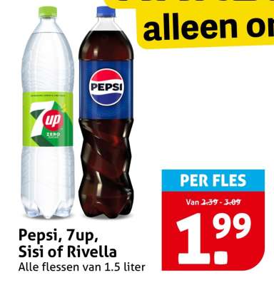 Pepsi, 7up, Sisi of Rivella