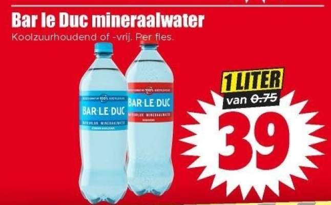 Bar Le Duc mineraalwater