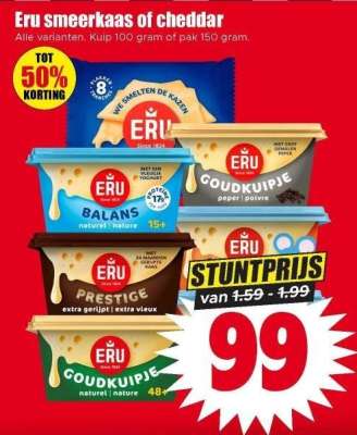Eru smeerkaas of cheddar