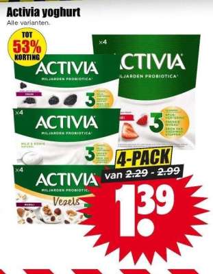 Activia yoghurt