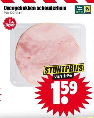 Ovengebakken schouderham