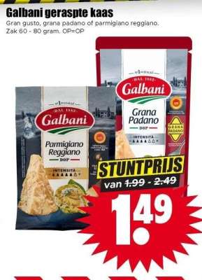 Galbani geraspte kaas