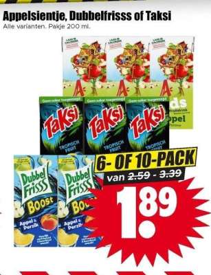 Appelsientje, DubbelFrisss of Taksi