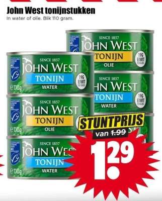 John West tonijnstukken